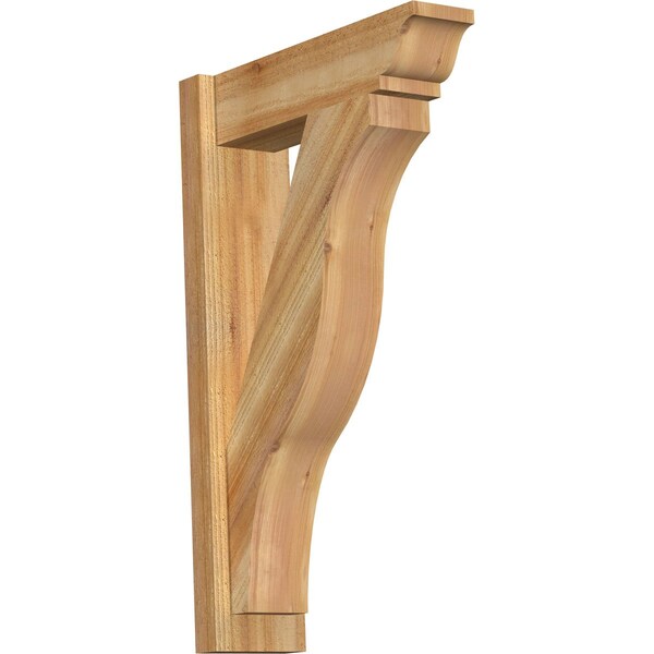 Ekena Millwork Funston Rough Sawn Traditional Outlooker, Western Red Cedar, 6"W x 20"D x 32"H OUT06X20X32FST01RWR - main